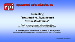 Saturated vs. Superheated Steam Sterilization (4:35)
