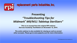 Troubleshooting Tips for Midmark® M9 & M11 Tabletop Sterilizers (33:34)