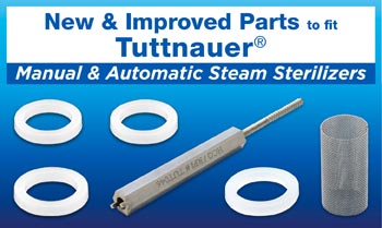 New and Improved Parts to fit Tuttnauer® E and M Series Sterilizers!