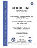 RPI is an ISO 9001 certified company.