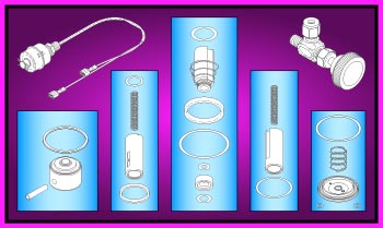 New Solenoid Valve Repair Kits and more to fit Getinge/Castle Bulk