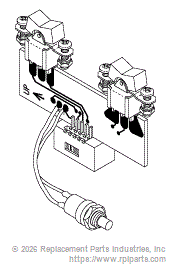 RPI Part #ADA215 - SWITCH ASSY (ROCKERS RT)