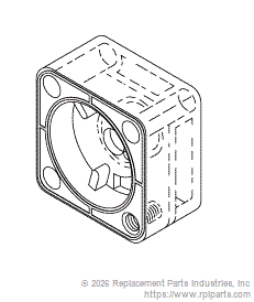 RPI Part #ADB202 - CLEAR VALVE BODY