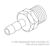 RPI Part #ADB231 - BARB (RESTRICTOR)