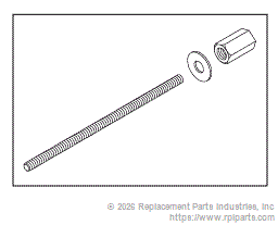 RPI Part #ADK152 - 3 BLOCK TIE BOLT