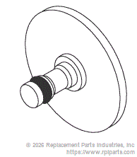 RPI Part #ADP157 - PISTON WITH O-RING