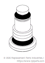 RPI Part #ADP188 - PLUG (CHECK VALVE)