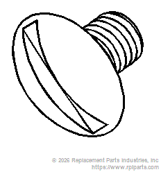 RPI Part #ADS052 - TRUSS HEAD SLOTTED SCREW 