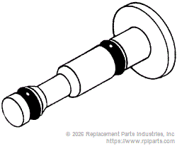 RPI Part #ADS092 - SHUT-OFF VALVE STEM