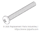 RPI Part #ADS109 - PHILLIPS PAN HEAD MACHINE SCREW 