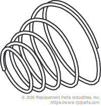 RPI Part #ADS156 - SPRING (CONICAL COMPRESSION) 