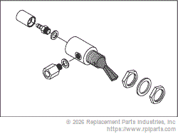 RPI Part #ADV179 - CUP FILL TOGGLE VALVE (BLACK)