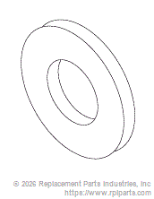 RPI Part #ADW186 - FLAT WASHER 
