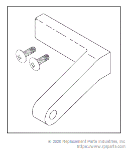 RPI Part #AIH146 - HINGE (ACCESS PANEL) FRONT RIGHT