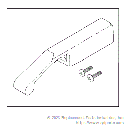 RPI Part #AIH150 - HINGE (HOOD) FRONT RIGHT