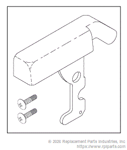 RPI Part #AIH152 - HINGE (HOOD) REAR RIGHT