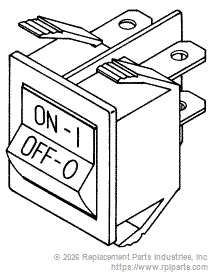 RPI Part #AIS047 - ROCKER SWITCH
