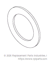 RPI Part #AIW177 - FLAT WASHER (1/4)
