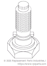RPI Part #AMA045 - 3/8” BONNET & SYLPHON ASSEMBLY