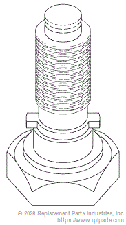 RPI Part #AMA047 - 3/4” BONNET & SYLPHON ASSEMBLY