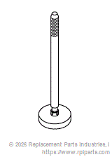 RPI Part #AMA055 - 3/8” VALVE STEM ASSEMBLY