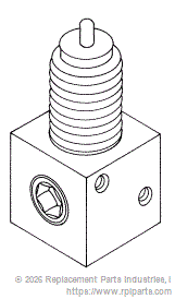 RPI Part #AMB107 - BELLOWS (1 INLET)
