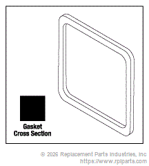 RPI Part #AMG005 - DOOR GASKET