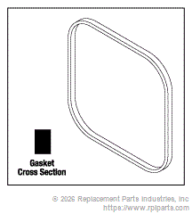 RPI Part #AMG006 - DOOR GASKET