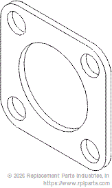 RPI Part #AMG190 - GASKET (HEATER FLANGE)