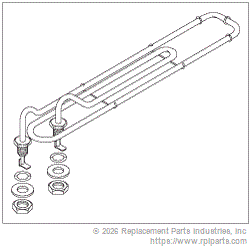 RPI Part #AMH162 - HEATER ASSEMBLY