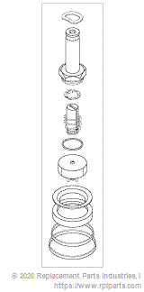 RPI Part #AMK085 - SOLENOID VALVE REPAIR KIT FOR 3/8” PORT VALVES