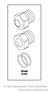 RPI Part #AMK210 - SEAT KIT (DOUBLE DOOR)