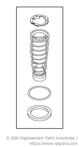 RPI Part #AMK219 - SOLENOID VALVE REPAIR KIT