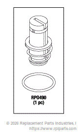 RPI Part #AMK221 - SOLENOID VALVE REPAIR KIT