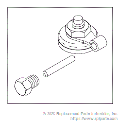 RPI Part #AMK230 - CHECK VALVE REBUILD KIT (1/4