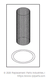 RPI Part #AMK232 - STRAINER ELEMENT (1/2