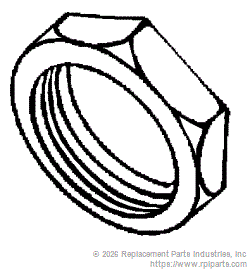 RPI Part #AMN044 - HEX NUT 