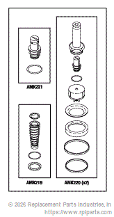 RPI Part #AMP211 - PM PACK (STEAM MANIFOLD)