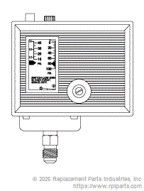 RPI Part #AMS253 - PRESSURE CONTROL SWITCH (OPERATING PRESSURE)