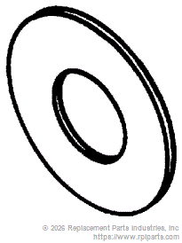 RPI Part #AMW127 - BRASS WASHER 