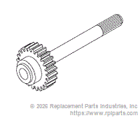 RPI Part #ATA626 - GEAR & SHAFT ASSEMBLY