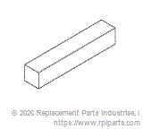 RPI Part #ATB609 - RUBBER BUMPER 