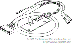 RPI Part #ATK646 - DRIVE MOTOR BOARD WITH HARNESS