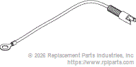 RPI Part #BEW010 - GROUNDING WIRE ASSEMBLY
