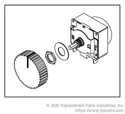 RPI Part #CAT044 - MECHANICAL TIME SWITCH (30 MINUTE)