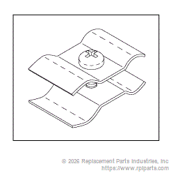 RPI Part #CHB018 - BRACKET (BULB SUPPORT)