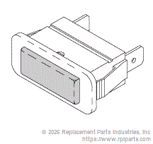 RPI Part #CHL011 - PILOT LIGHT (RED)