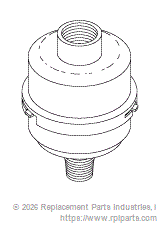 RPI Part #CMA072 - AIR FILTER ASSEMBLY