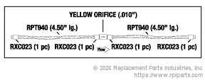 RPI Part #CMA246 - ORIFICE ASSEMBLY (.010