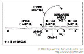 RPI Part #CMA253 - REGENERATION ORIFICE ASSEMBLY